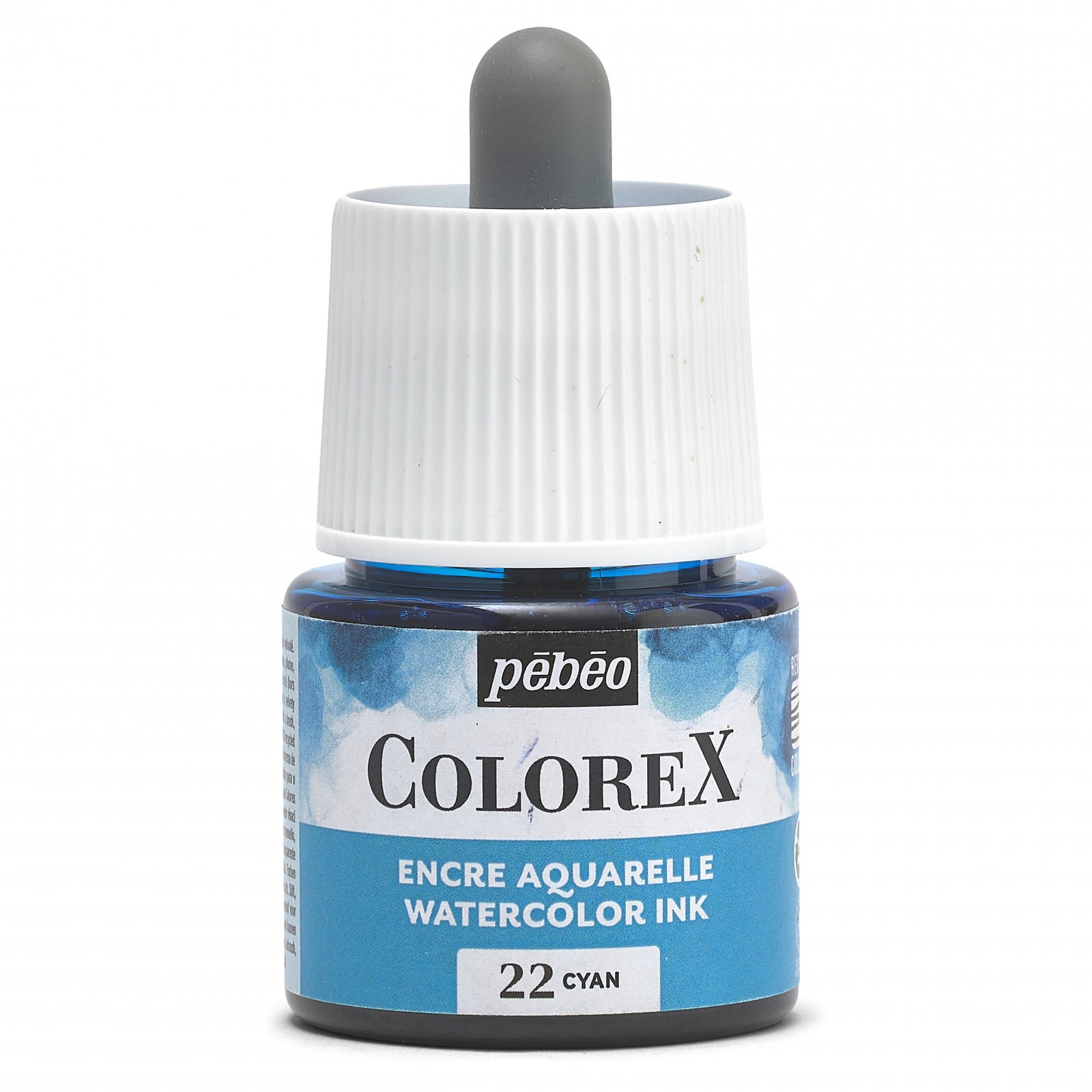 Pebeo Colorex течен акварел 45 ml – Циан