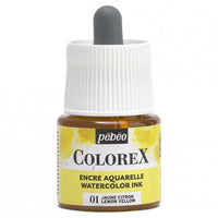 Pebeo Colorex течен акварел 45 ml – Лимоненожълто