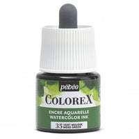 Pebeo Colorex течен акварел 45 ml – Мъхово зелено
