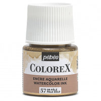 Pebeo Colorex течен акварел 45 ml – Бледо злато