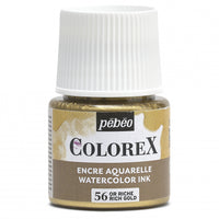 Pebeo Colorex течен акварел 45 ml – Богато злато