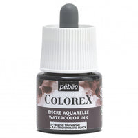Pebeo Colorex течен акварел 45 ml – Трихроматично черно
