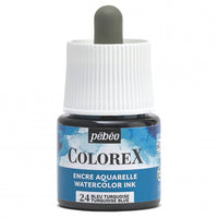 Pebeo Colorex течен акварел 45 ml – Тюркоазено синьо