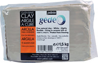 Pebeo Gédéo грънчарска глина 5 kg червена – 1500 g biela