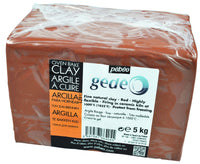 Pebeo Gédéo грънчарска глина 5 kg червена – 5 kg červená
