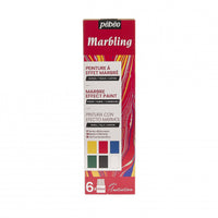 Pebeo Marbling комплект бои за мрамориране 6 x 20 ml