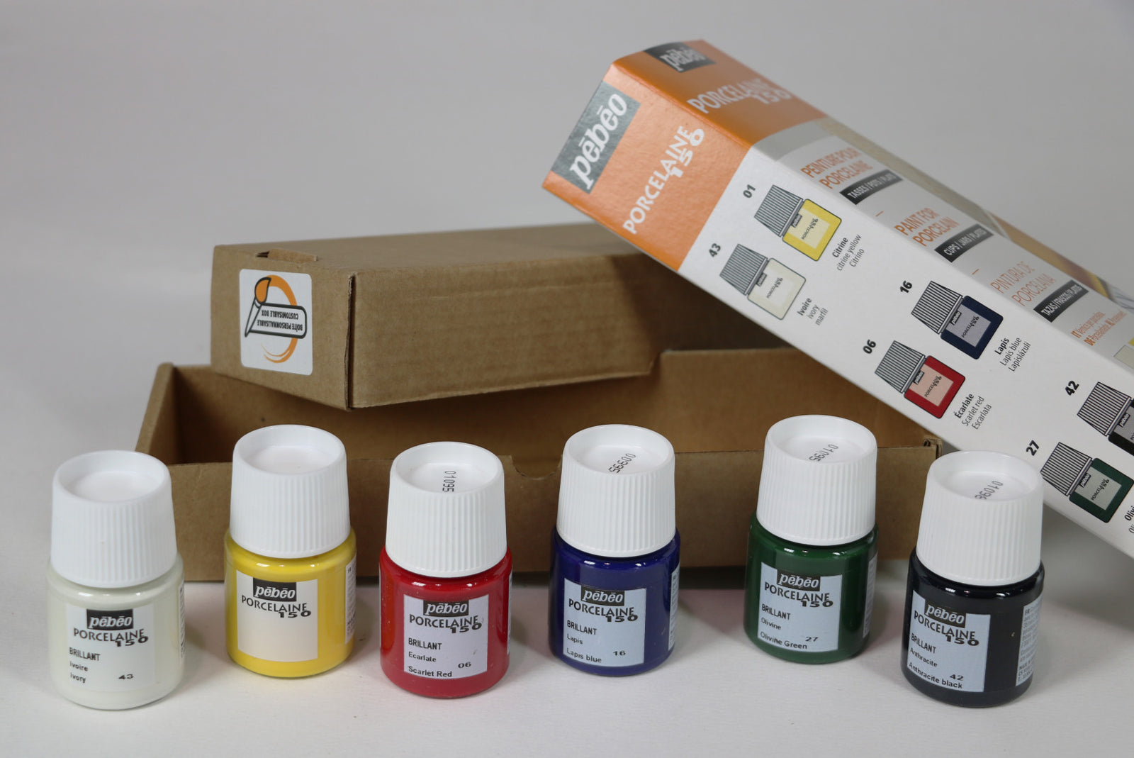 PEBEO Porcelaine 150 комплект бои за порцелан 6 x 20 ml
