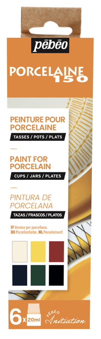 PEBEO Porcelaine 150 комплект бои за порцелан 6 x 20 ml