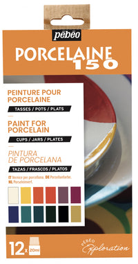 Pebeo Porcelaine 150 комплект бои за порцелан 12 x 20 ml Exploration 1