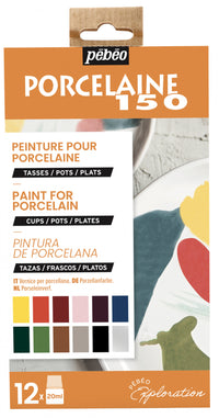 Pebeo Porcelaine 150 комплект бои за порцелан 12 x 20 ml Exploration 2
