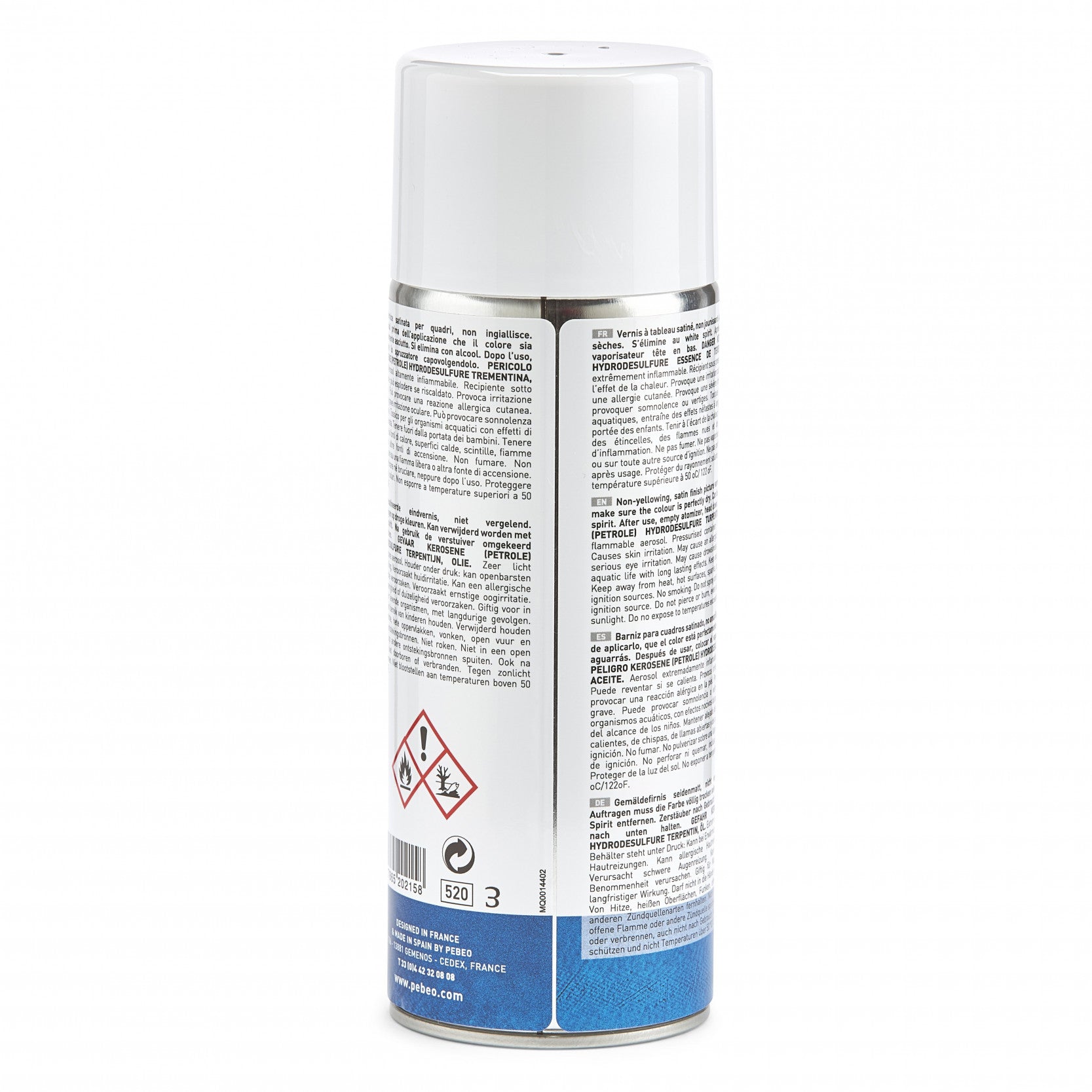 Pebeo сатенен лак спрей 400 ml