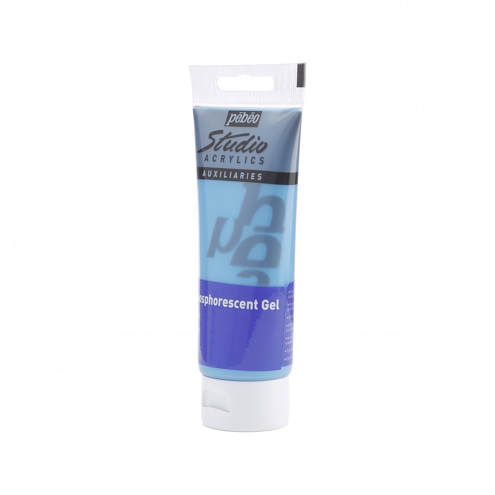 Pebeo Studio акрилен гел 100 ml Phosphorescent Blue
