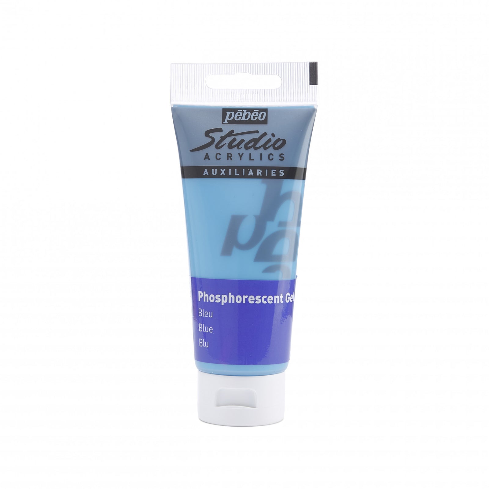 Pebeo Studio акрилен гел 100 ml Phosphorescent Blue