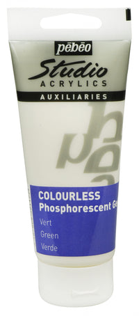 Pebeo Studio акрилен гел 100 ml - Phosphorescent Green