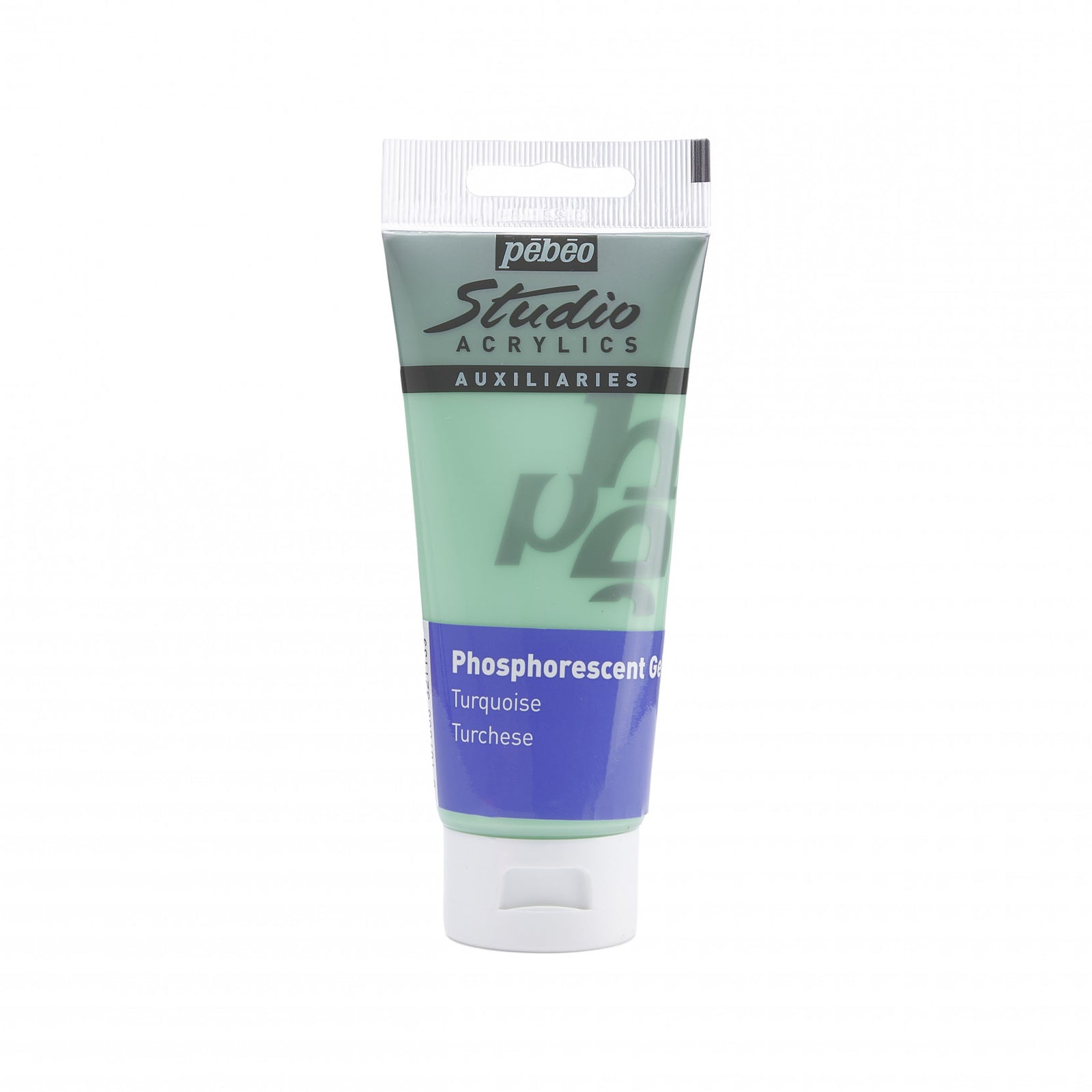 Pebeo Studio акрилен гел 100 ml Phosphorescent Turquoise