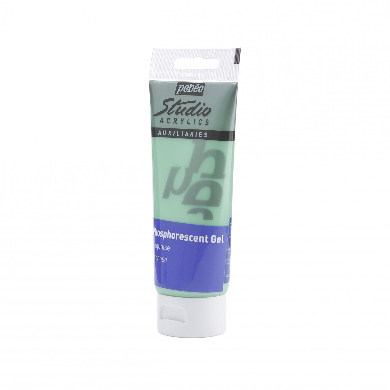 Pebeo Studio акрилен гел 100 ml Phosphorescent Turquoise