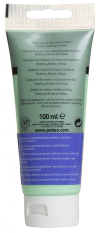 Pebeo Studio акрилен гел 100 ml Phosphorescent Turquoise