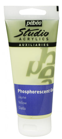 Pebeo Studio акрилен гел 100 ml Phosphorescent Yellow