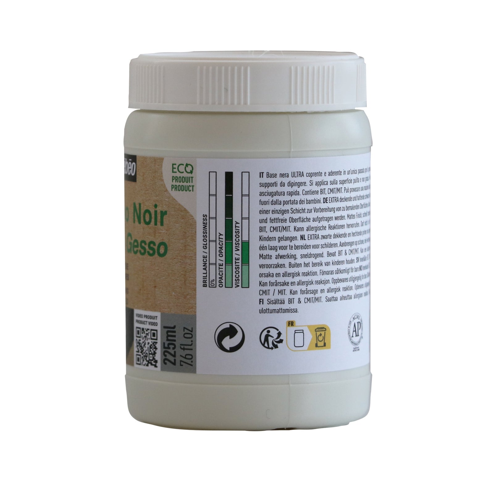 Pebeo Studio черен гесо грунд 225 ml