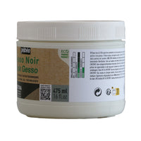 Pebeo Studio Acrylics черен акрилен гесо грунд 475 ml