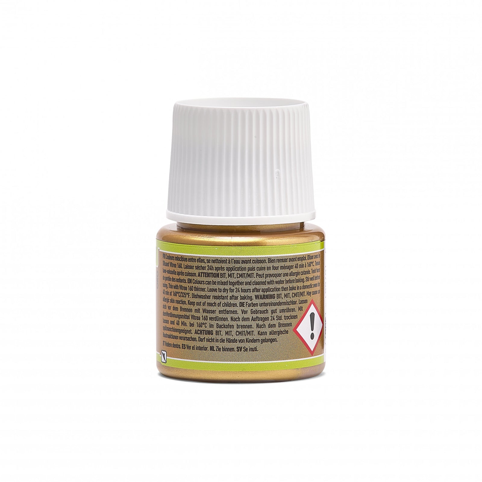 Витражна боя за стъкло Pebeo Vitrea 160 – 45 ml, Shimmer Gold