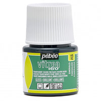 Витражна боя за стъкло Pebeo Vitrea 160 гланц 45 ml – Изумруд