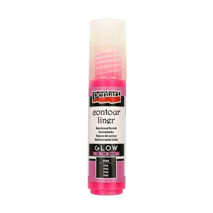 Pentart Светеща в тъмното контурна боя 20 ml — изображение 1