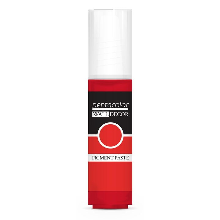 Пигментна паста за декорация на стени 20 ml – Червено