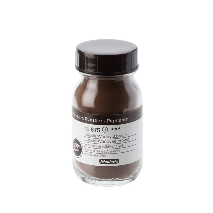 Пигменти Schmincke 100 ml – 675 Каслер / Ван Дайк кафяво