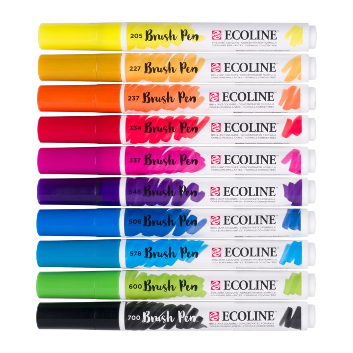 Писалки за акварел Ecoline Brush Pen — изображение 2