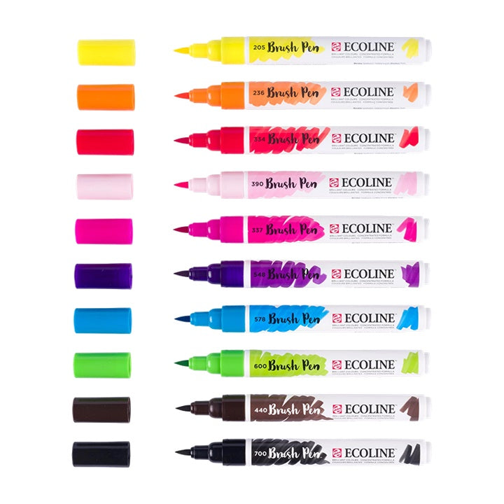 Писалки за акварел Ecoline Brush Pen — изображение 2