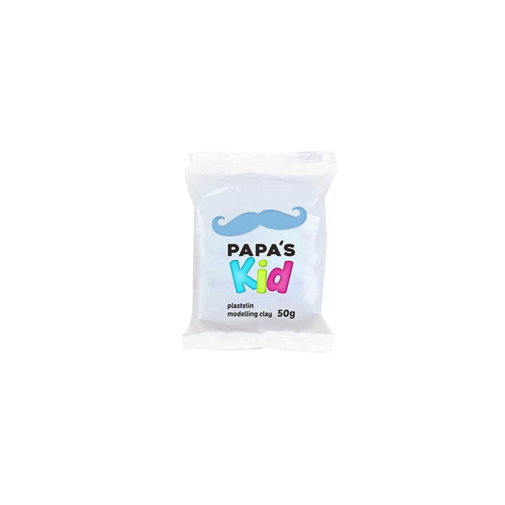 Глина за моделиране за деца на Papa's Kid 50g – бебешко синьо