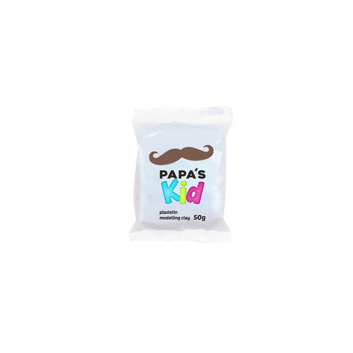 Глина за моделиране за деца на Papa's Kid 50g – Кафяво