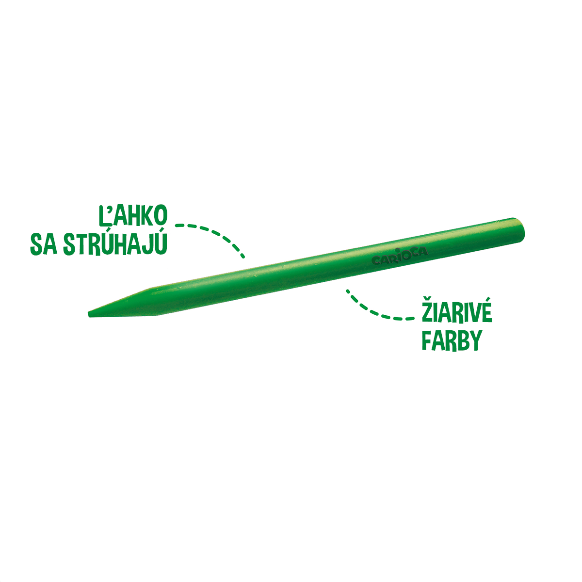 Пластмасови пастели Carioca Plastello - 12 бр.