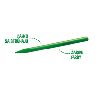 Пластмасови пастели Carioca Plastello - 12 бр.