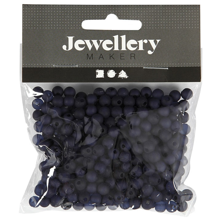 Пластмасови перли - 40 гр – blue