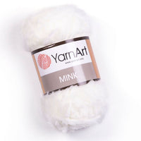 Прежда за плетене YarnArt Mink 50 гр. – 330 крем