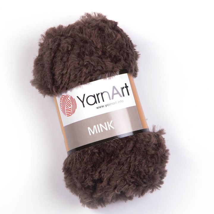 Прежда за плетене YarnArt Mink 50 гр. – 333 тъмно кафяво