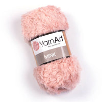 Прежда за плетене YarnArt Mink 50 гр. – 341 пудра розова