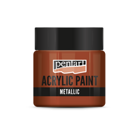 Метална акрилна боя - 50 ml – Червена мед