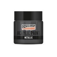 Метална акрилна боя - 50 ml – Графит