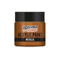 Метална акрилна боя - 50 ml – Златисто червено