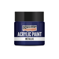 Метална акрилна боя - 50 ml – Кобалтово синьо