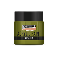 Метална акрилна боя - 50 ml – Златно докосване