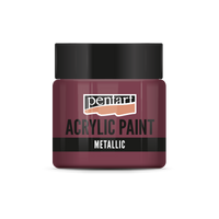 Метална акрилна боя - 50 ml – Златисто лилаво