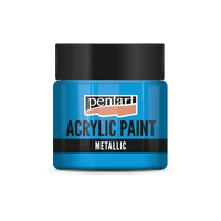 Метална акрилна боя - 50 ml – Блестящо синьо