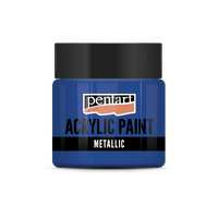 Метална акрилна боя - 50 ml – Синьо