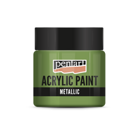 Метална акрилна боя - 50 ml – Зелено