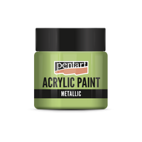 Метална акрилна боя - 50 ml – Светлозелено