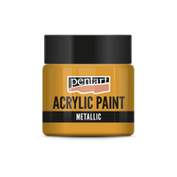 Метална акрилна боя - 50 ml – Оранжево